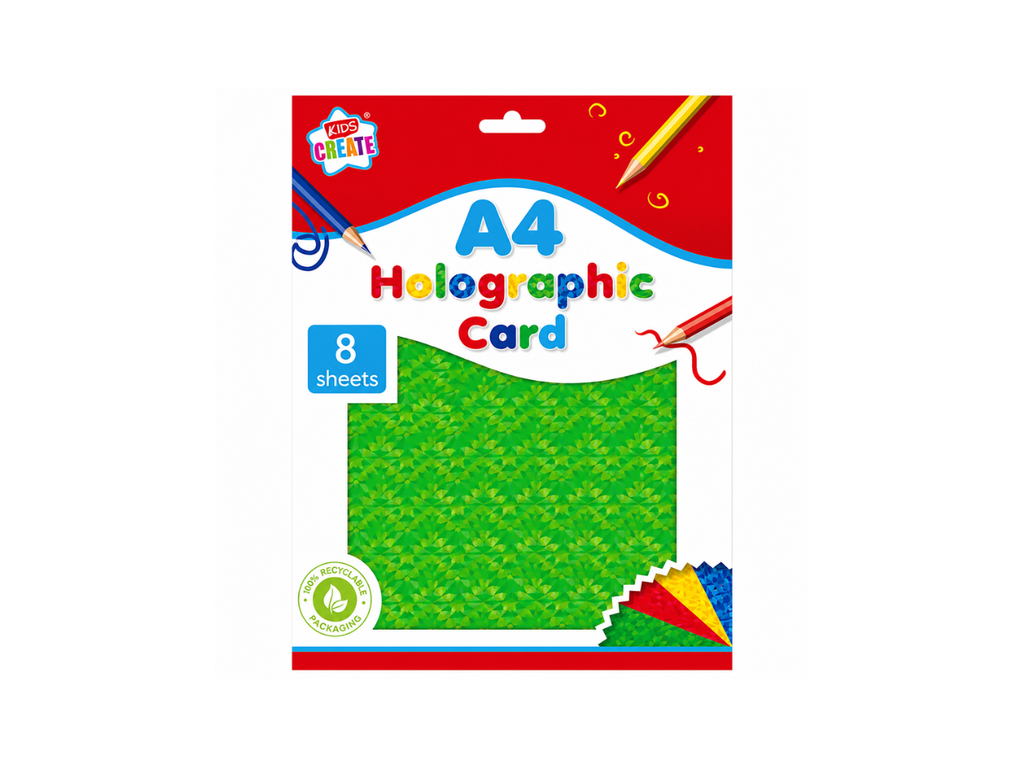 A4 Holographic Card | 8 Sheets