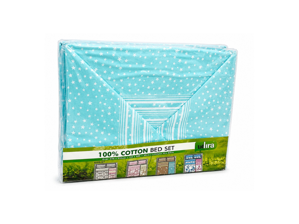 100% Cotton Bed Set | King Size