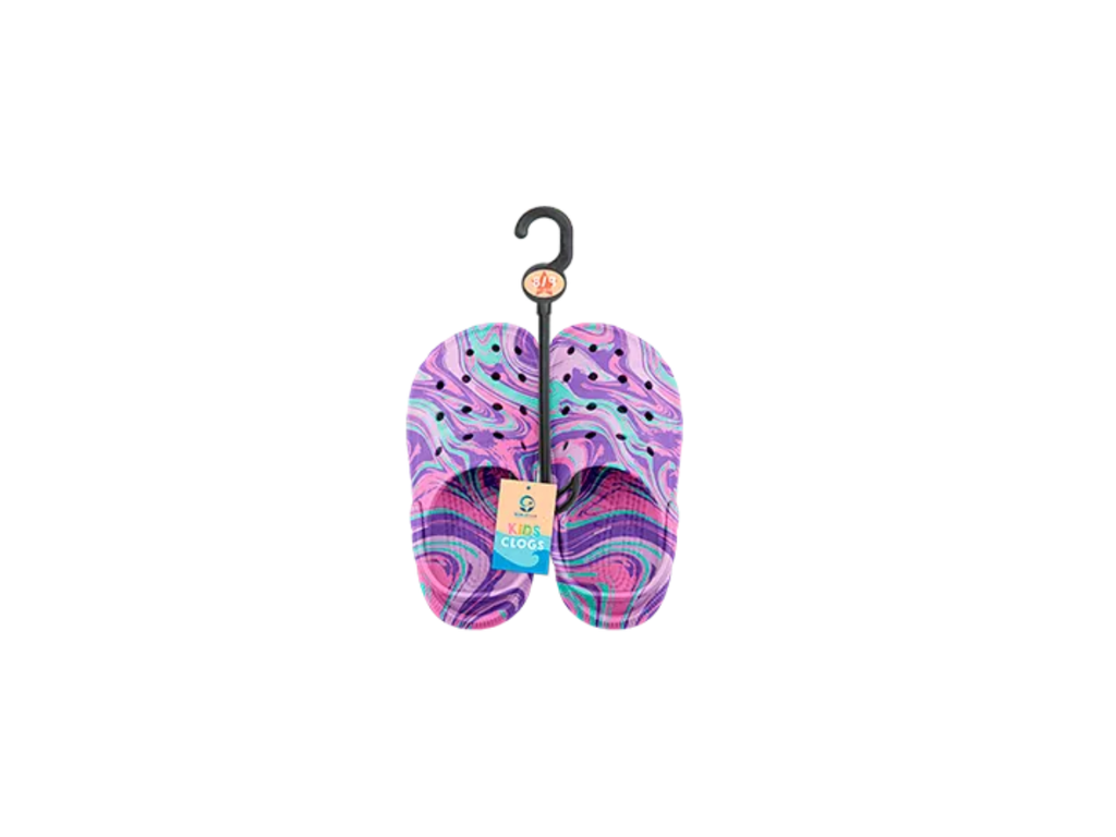Kids Marble Print Clogs | Size 33/34