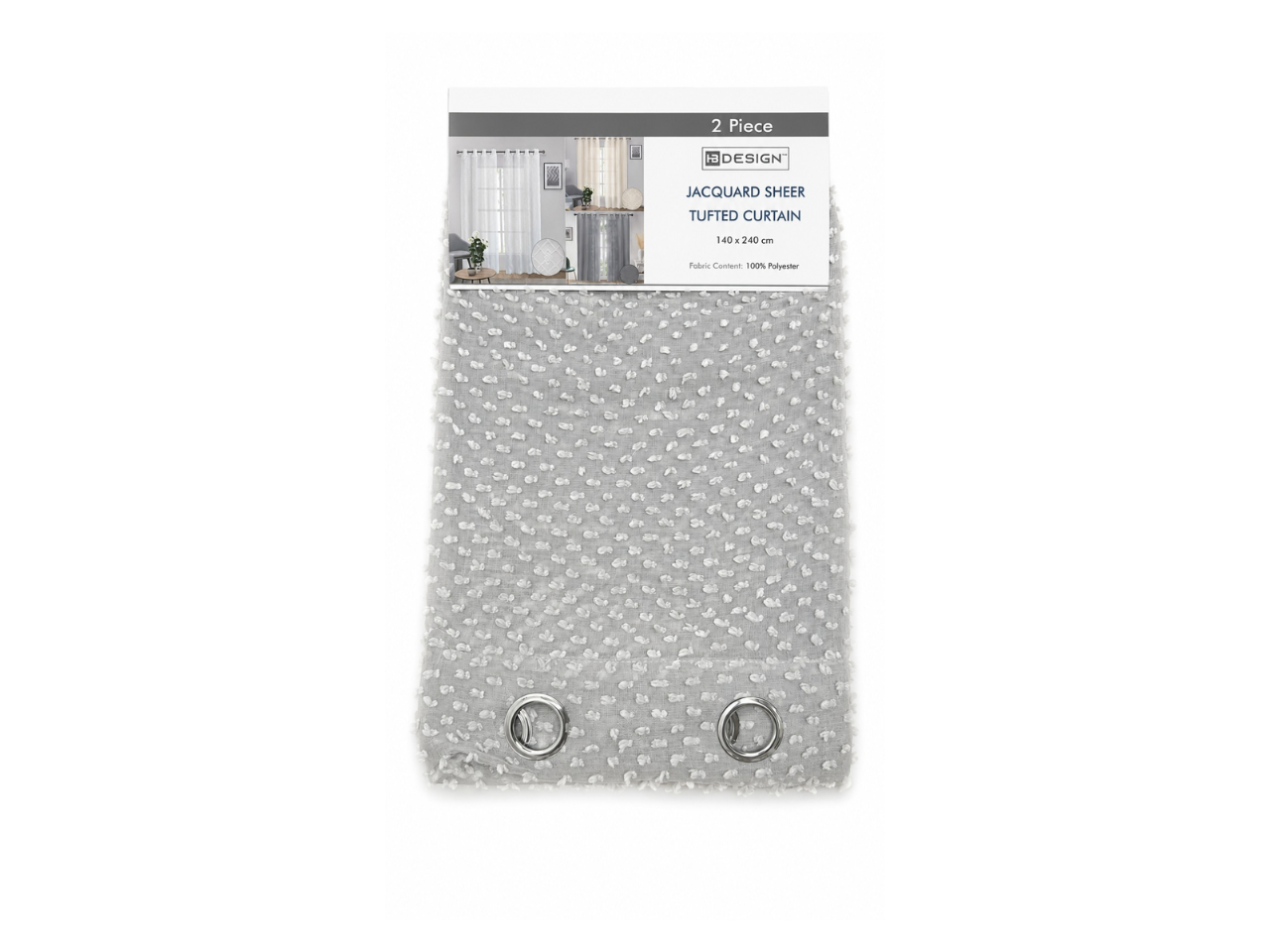 Jacquard Sheer Tufted Curtain | 140X240CM