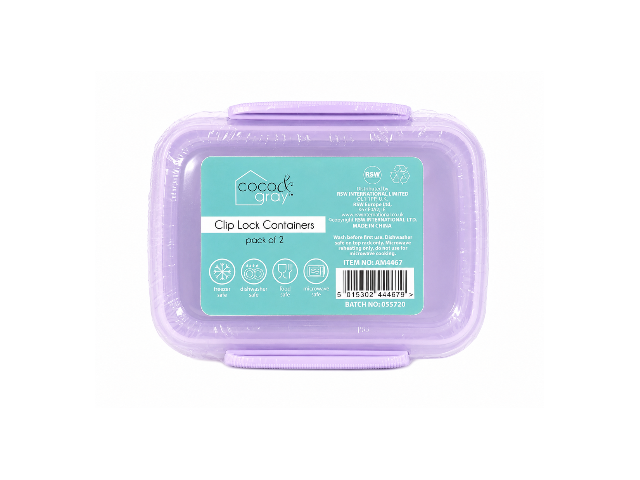 Clip Lock Containers | Pack of 2