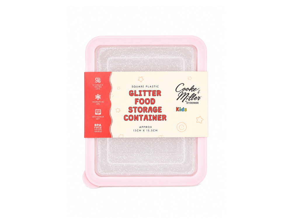 Glitter Food Storage Container | 13X15.5CM