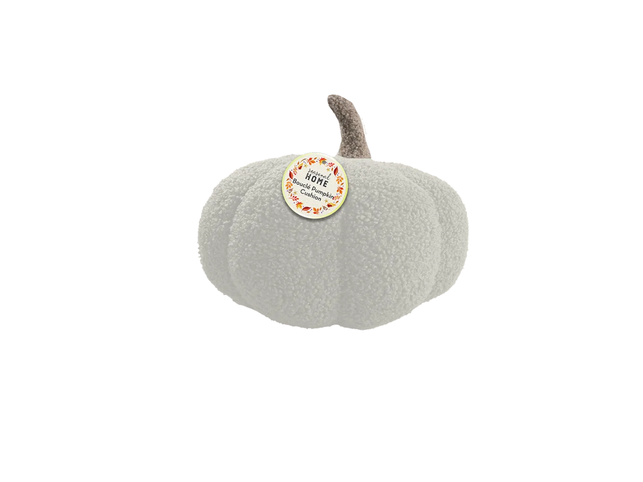 Autumnal Boucle Pumpkin Cushion | 28CM