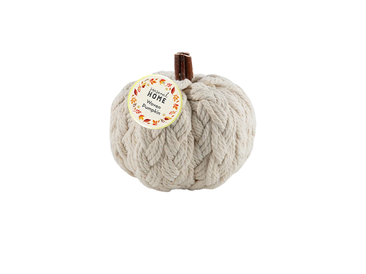 Autumnal Woven Pumpkin  | 11CM