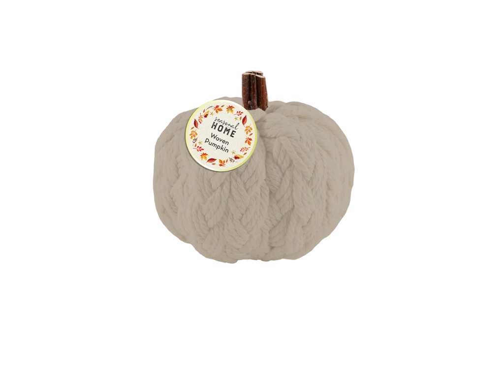 Autumnal Woven Pumpkin  | 11CM