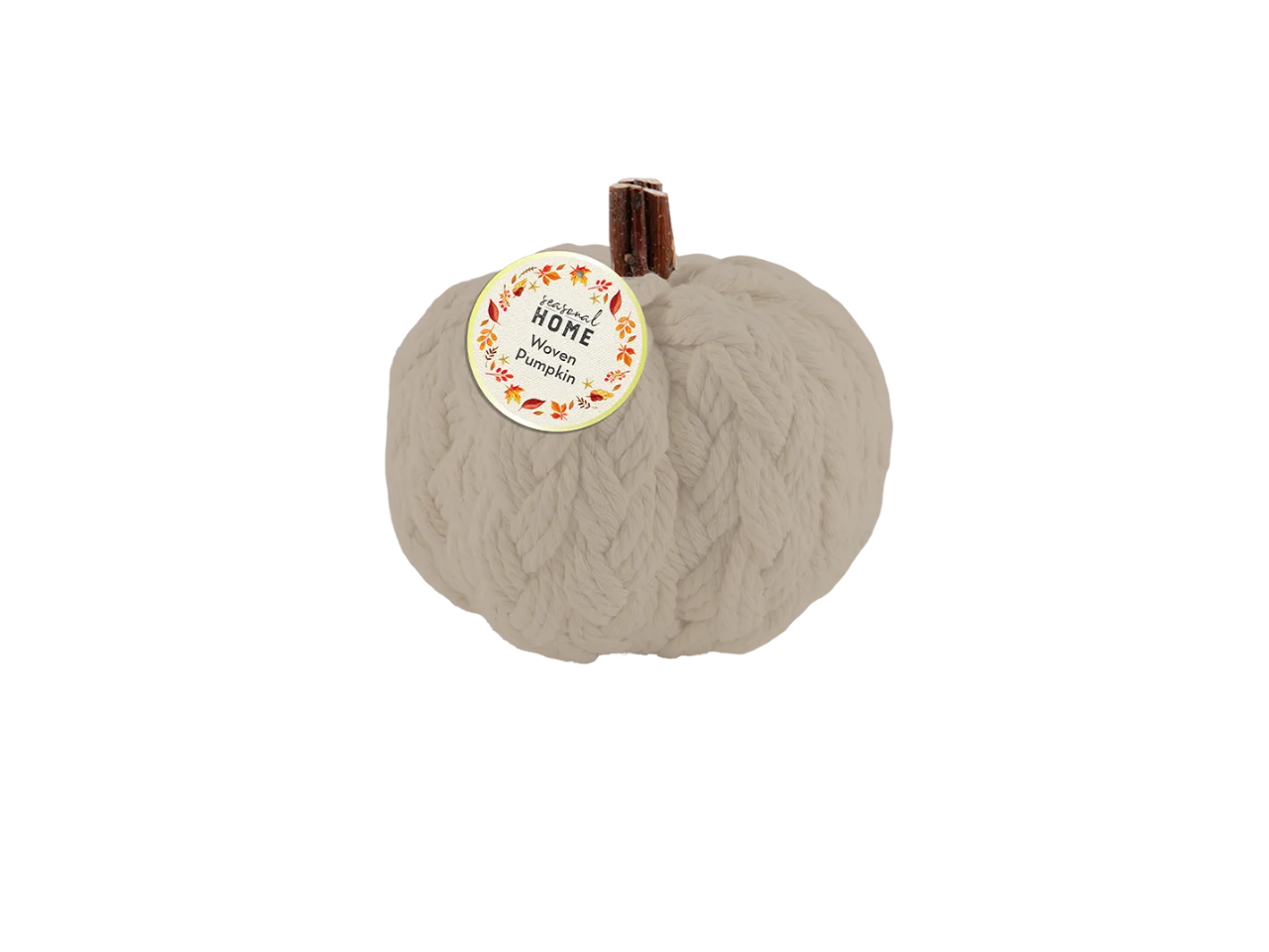 Autumnal Woven Pumpkin  | 11CM