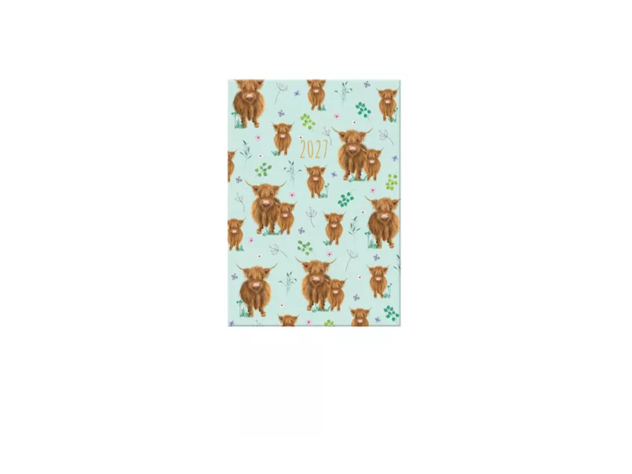 A5 Highland Cows  Week to View Diary | 2027