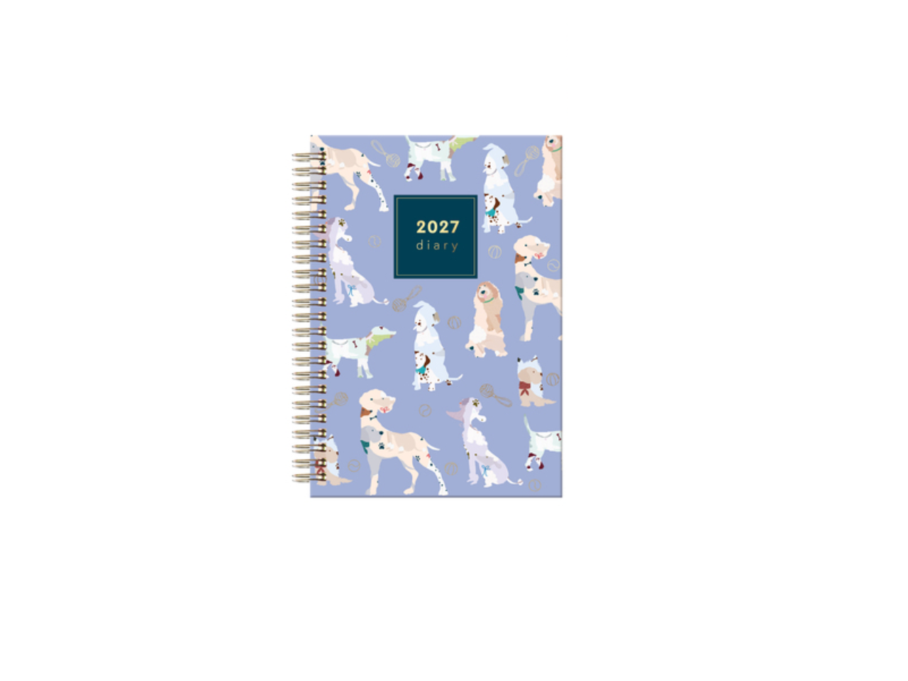 A5 Dog  Diary Week to View | 2027