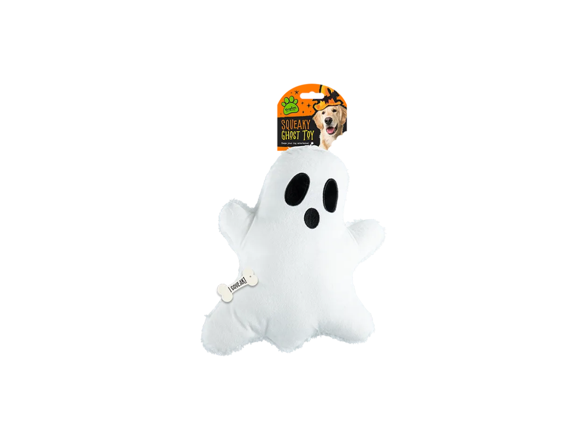 Halloween Ghost Squeaky Dog Toy