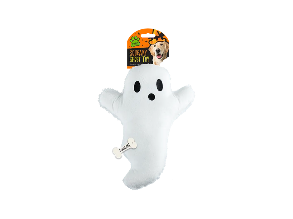 Halloween Ghost Squeaky Dog Toy