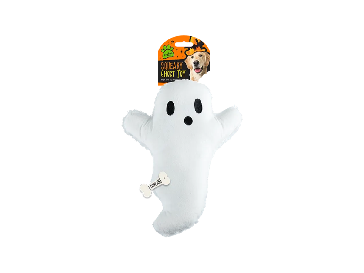Halloween Ghost Squeaky Dog Toy