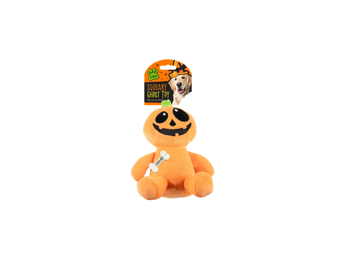 Halloween Plush Character Squeaky Dog Toy