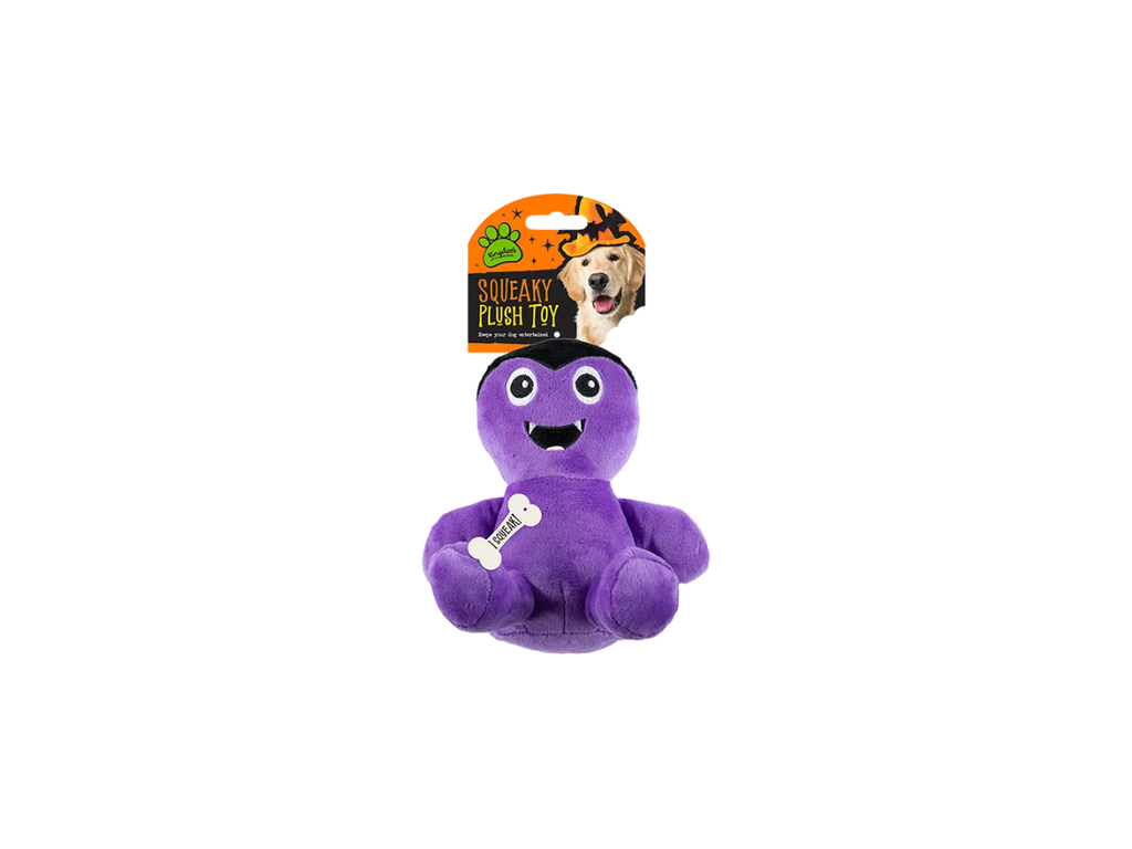 Halloween Plush Character Squeaky Dog Toy