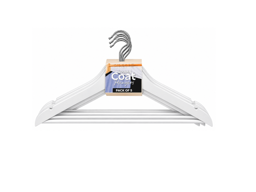 Wooden Coat Hangers | Pack of 5