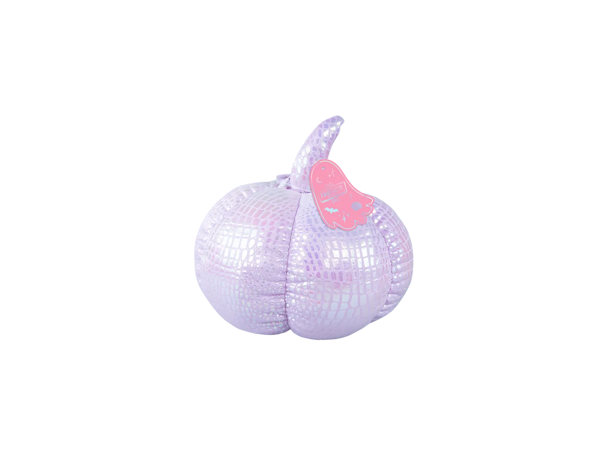Halloween Iridescent Pumpkin Cushion  |15CM