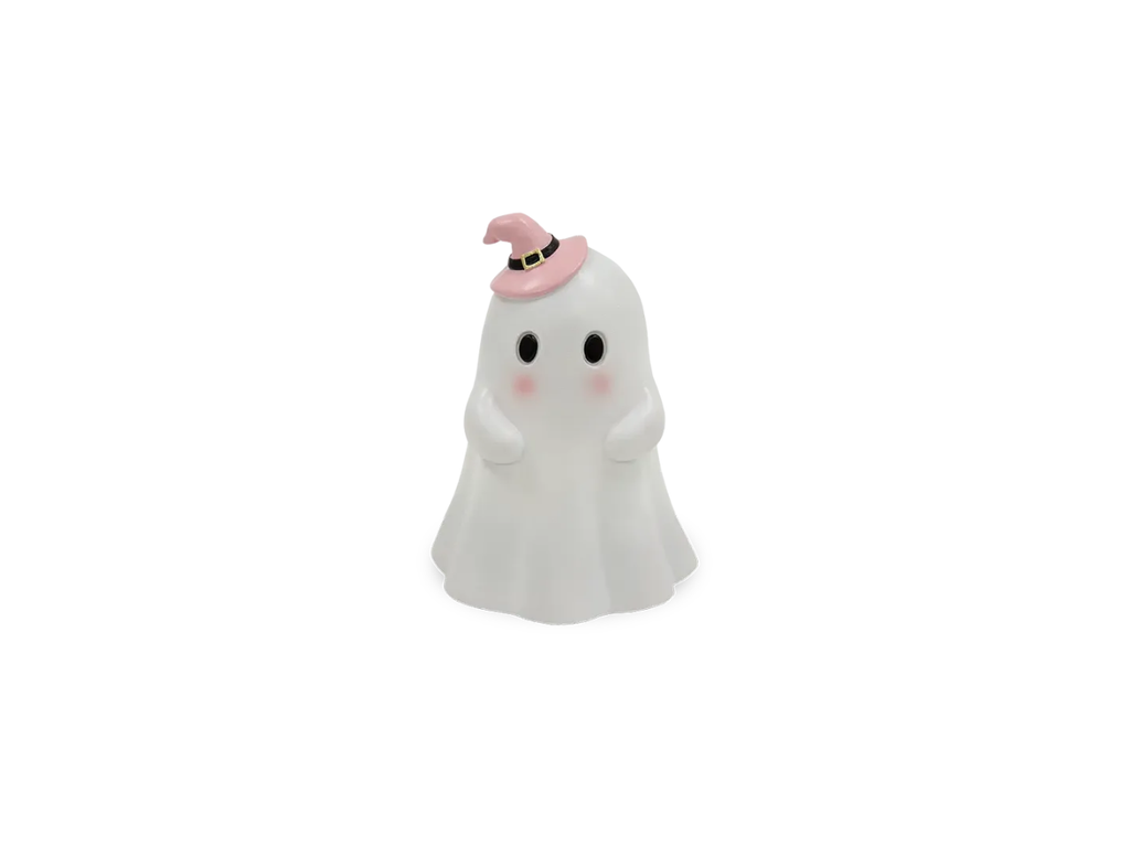 Pink Halloween  Ghost Ornament