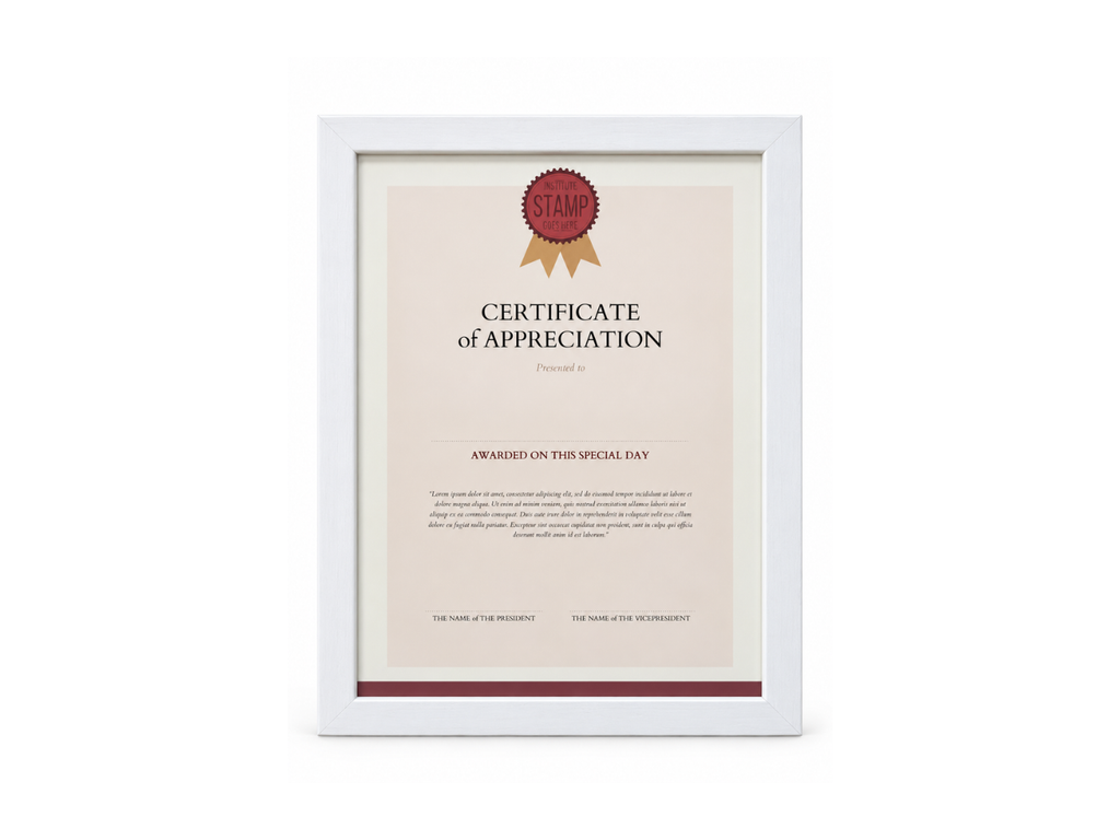 A4 Certificate Frame | 21X29.7CM
