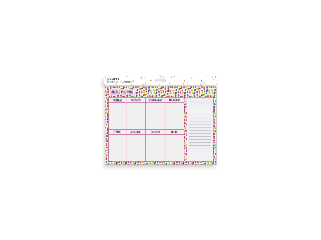 Mono Spots Desk Weekly Planner