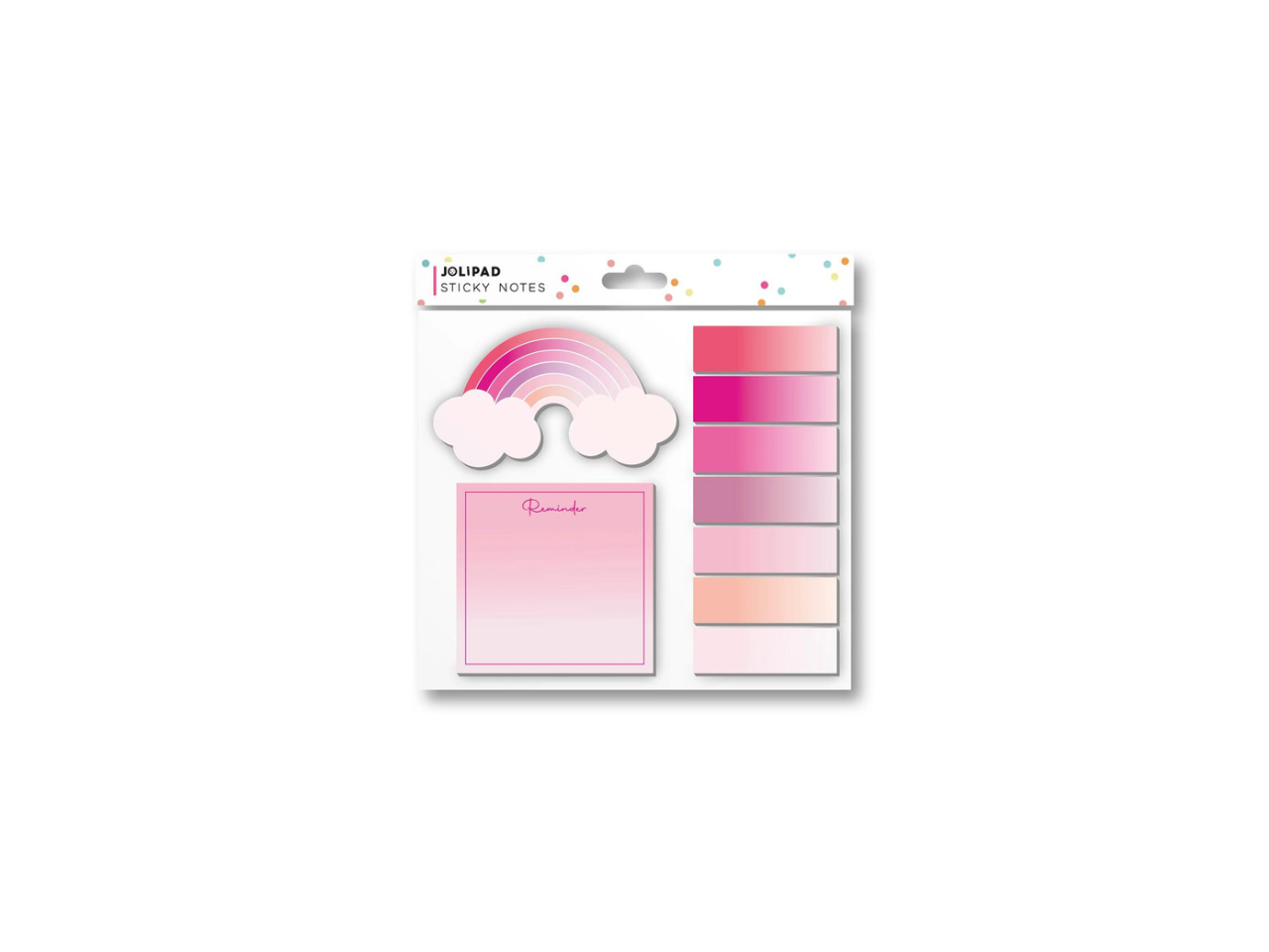 Girly Rainbow Sticky Notes