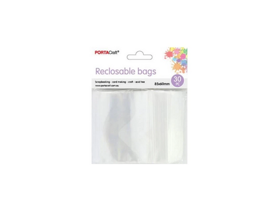 Resealable Bag | 85x60MM | 30PK