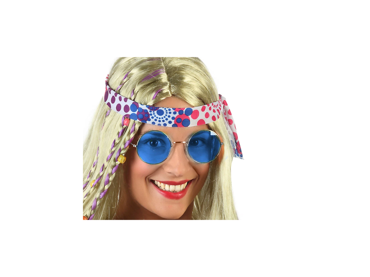 Blue Hippy Glasses