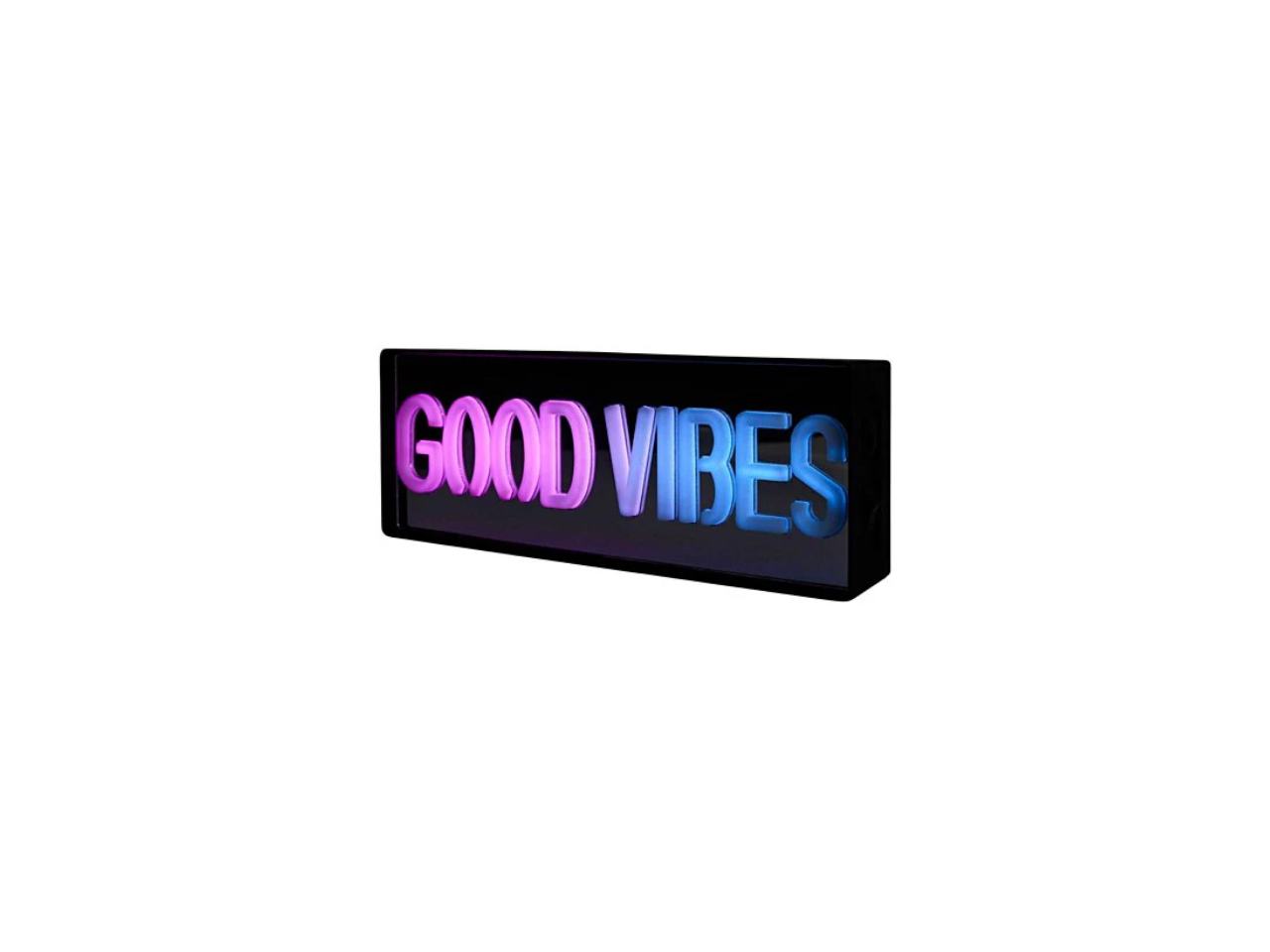 Good Vibes Neon Effect LED Lamp | 22CM