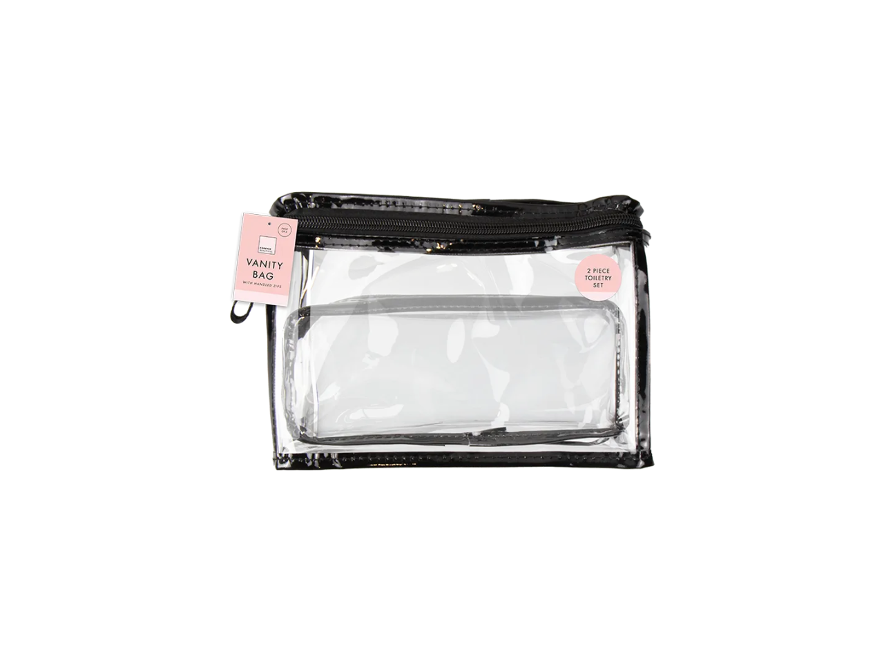 PVC Vanity Bag | 2 Pcs