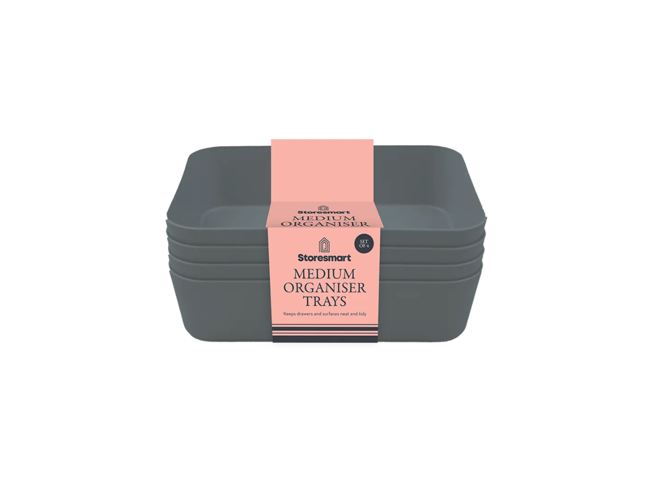 Medium Organiser Trays | 4 Pcs