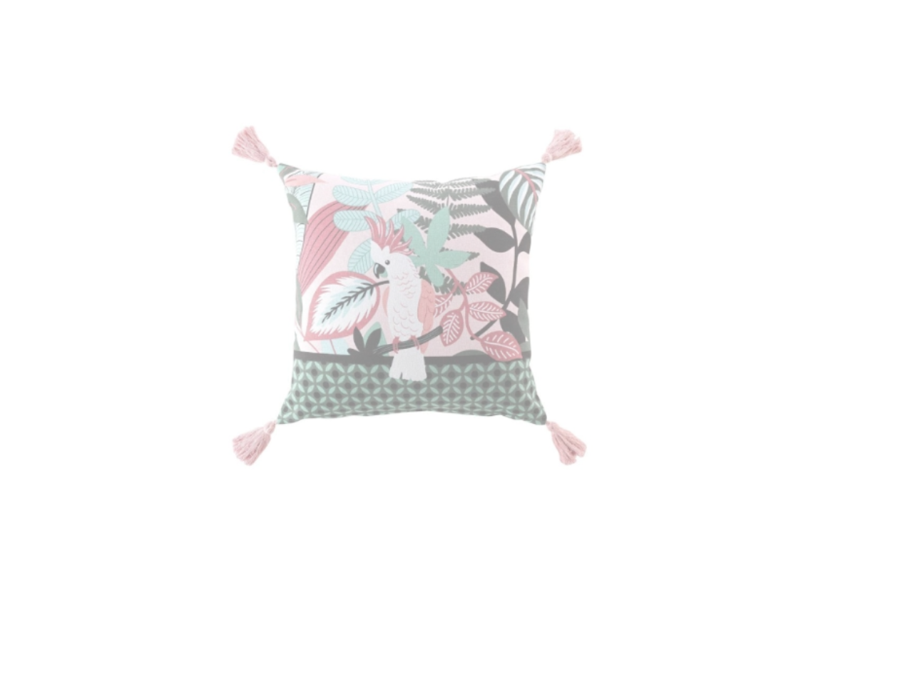 Pink  Printed Cushion