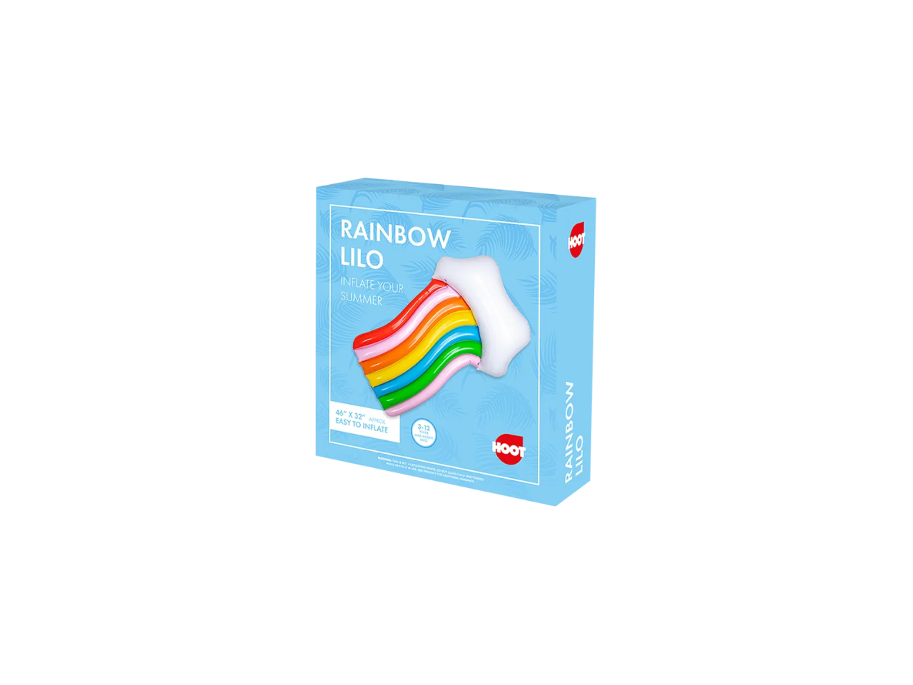Inflatable Rainbow Lilo