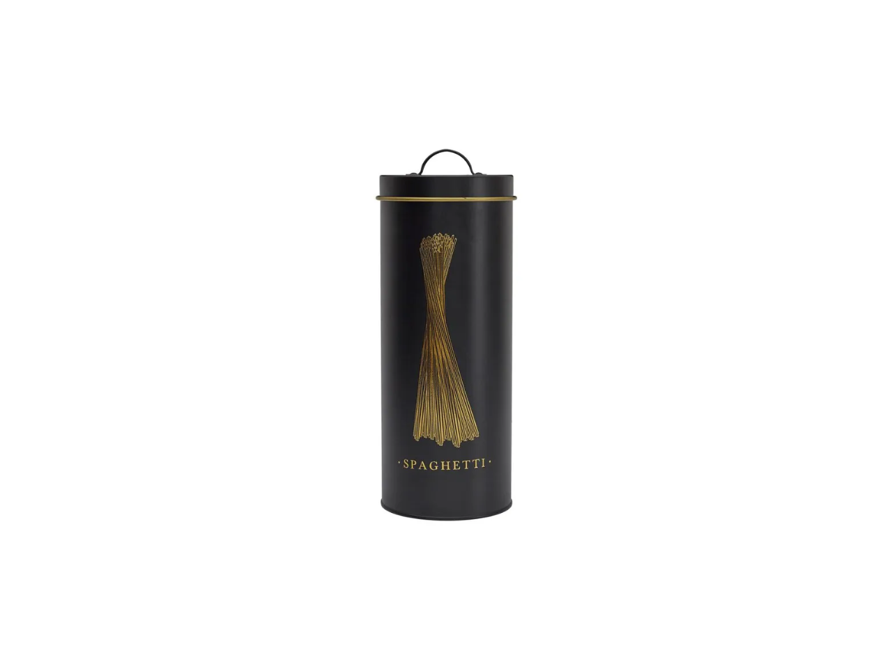 Black Metal & Gold Spaghetti Box