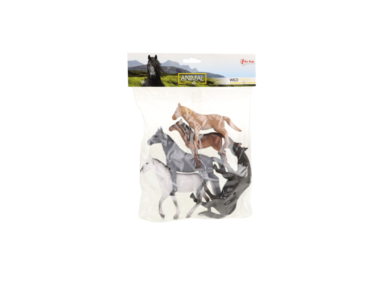 Animal World Horses|  5 PCS