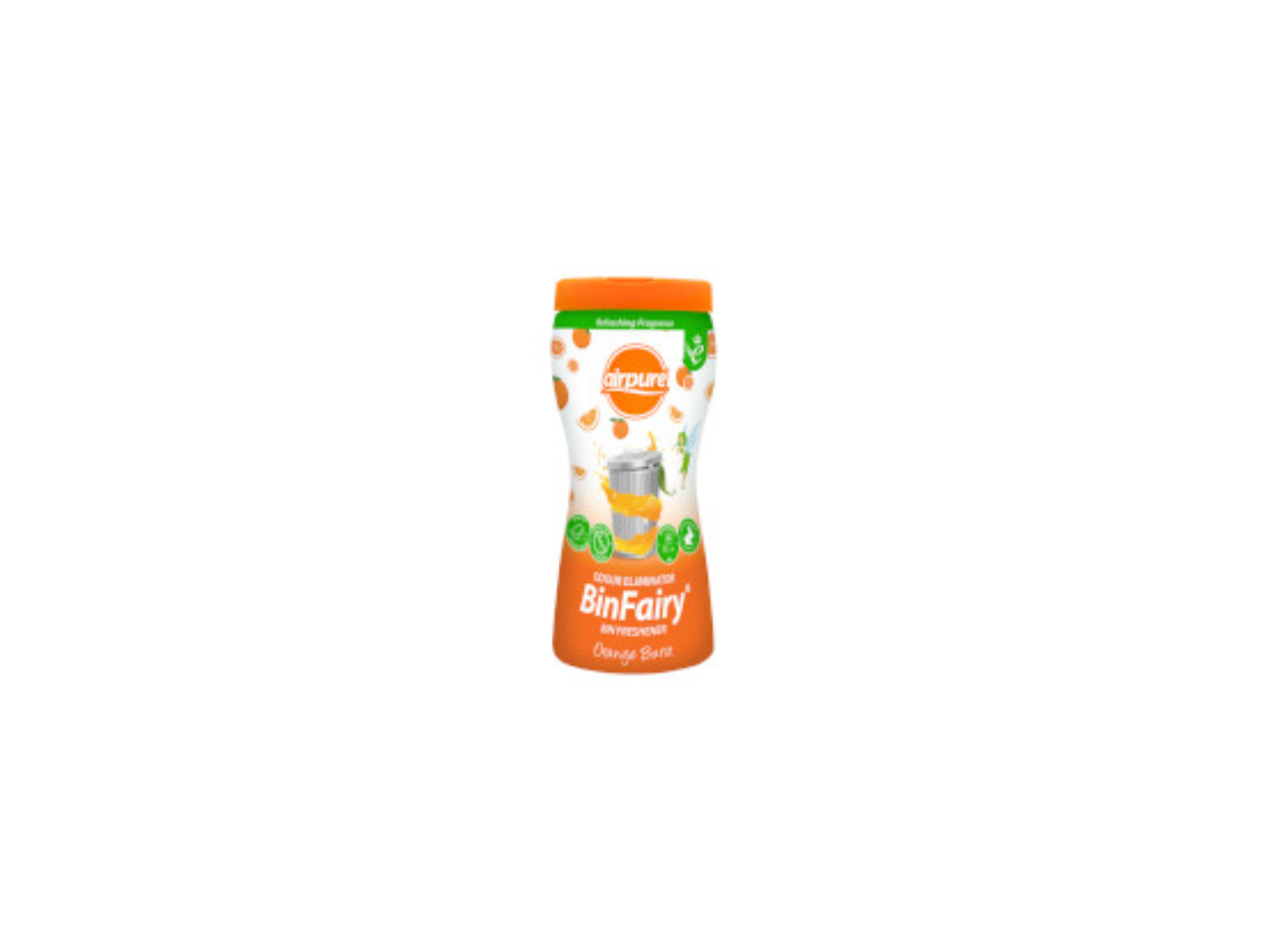 Airpure Bin Fairy Orange Burst Odour Eliminator Bin Freshener | 500G