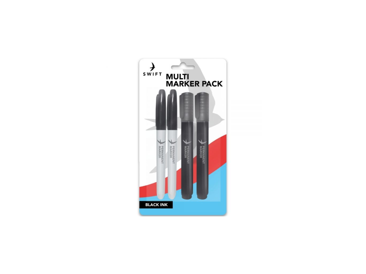 Swift Black Ink Multi Marker Pack  | 4 pack
