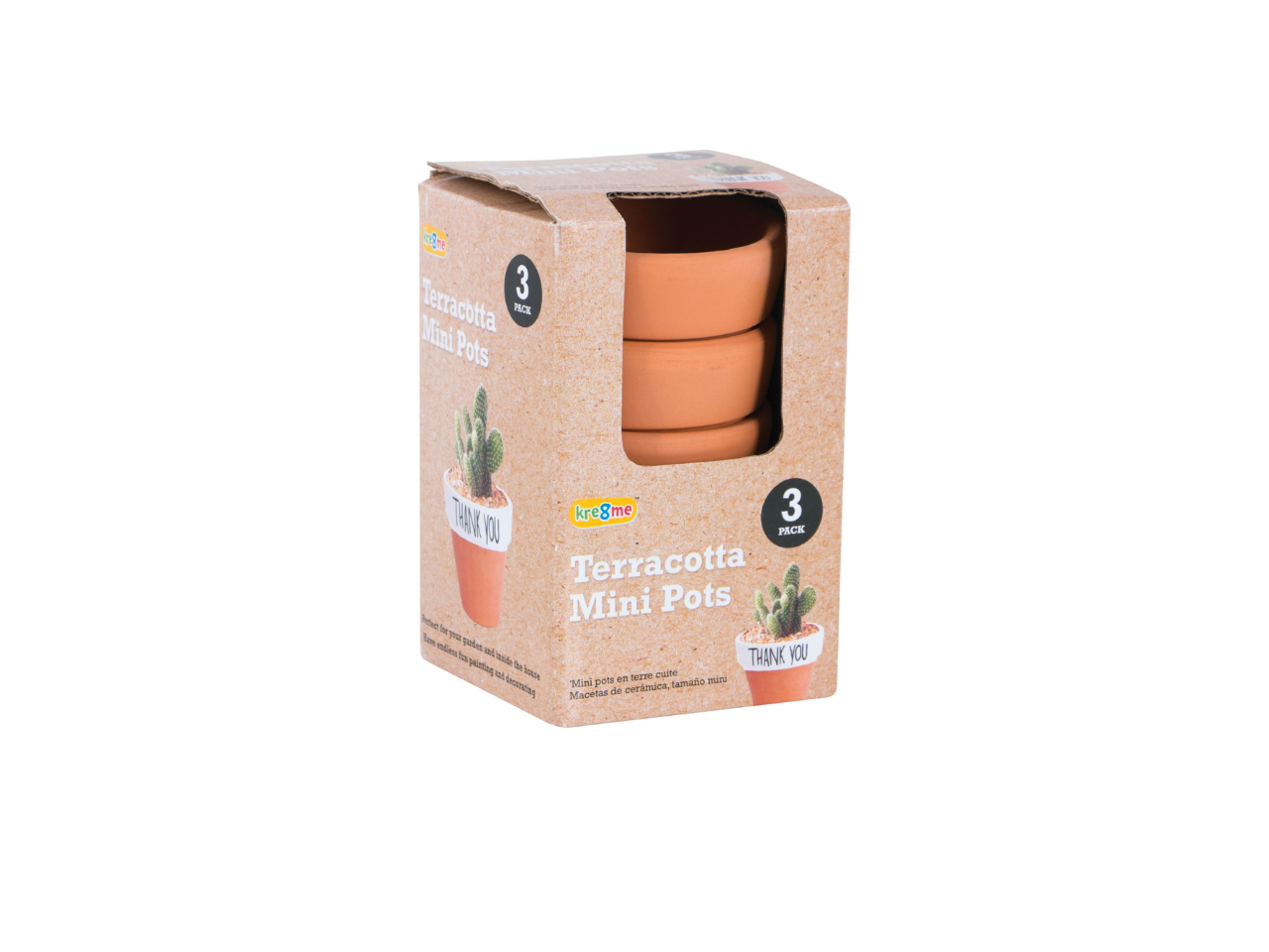 Terracotta Mini Pots | Set of 3