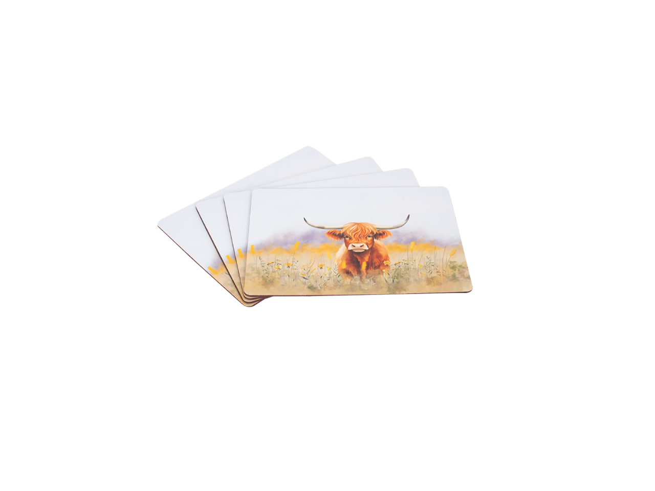 Highland Cow Placemats  |  Pack of 4