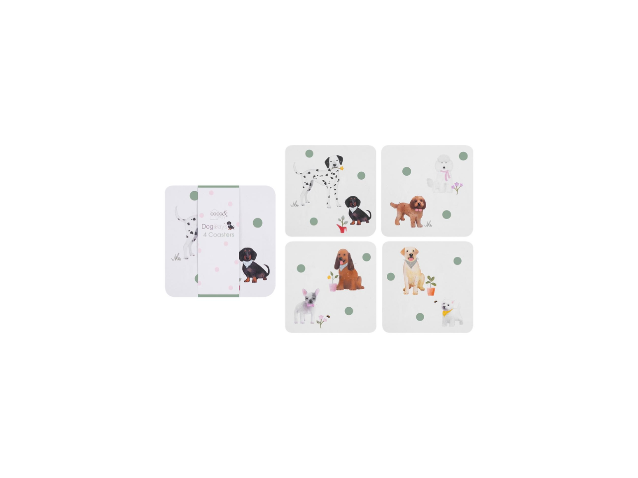 Coasters Dogdays | 4 Pcs