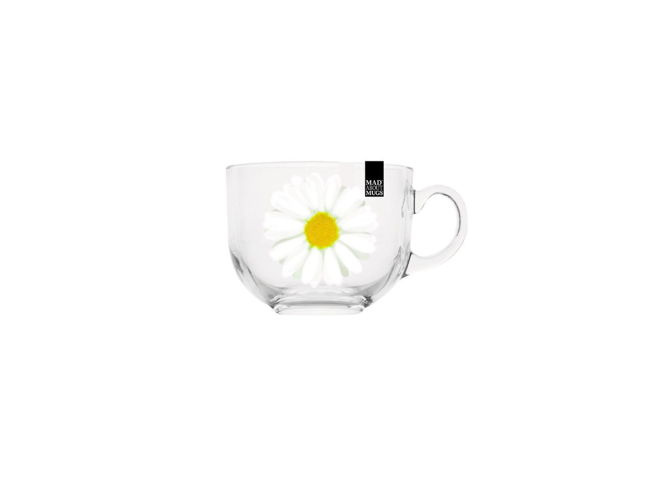 Glass Mug  Plain Printed