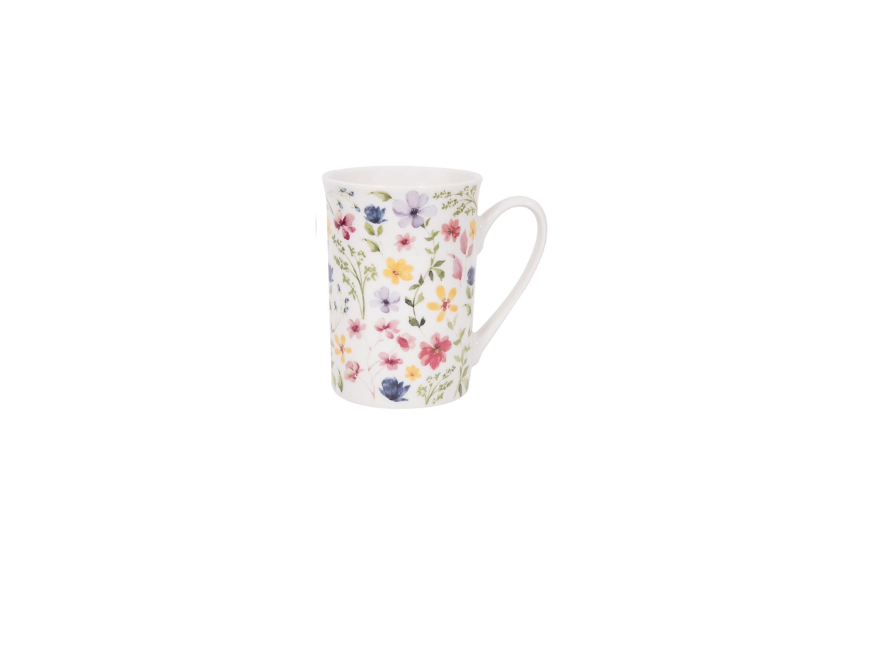 Floral Straight Side Mug