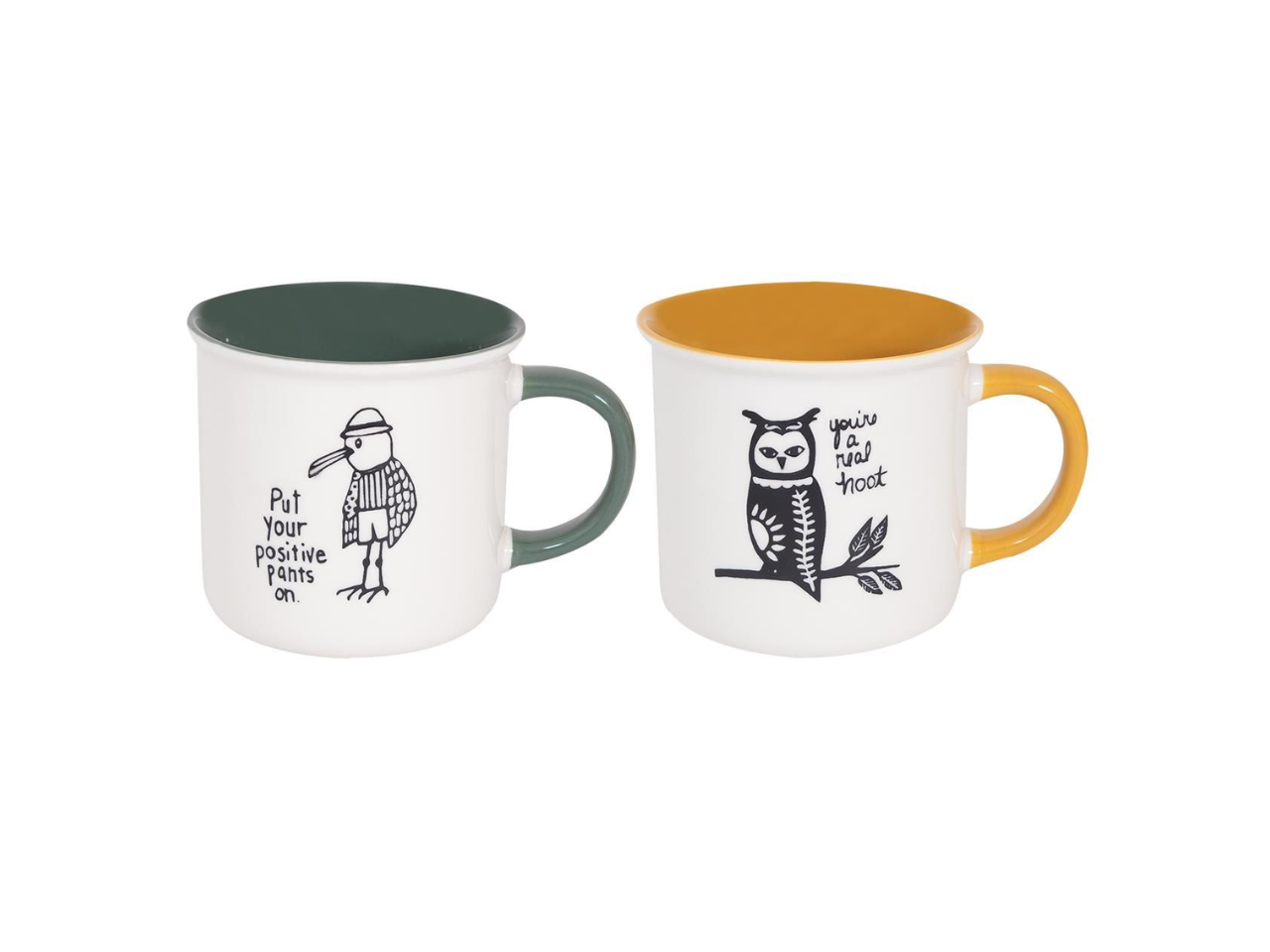 Bird Character Mug |  2 Designs