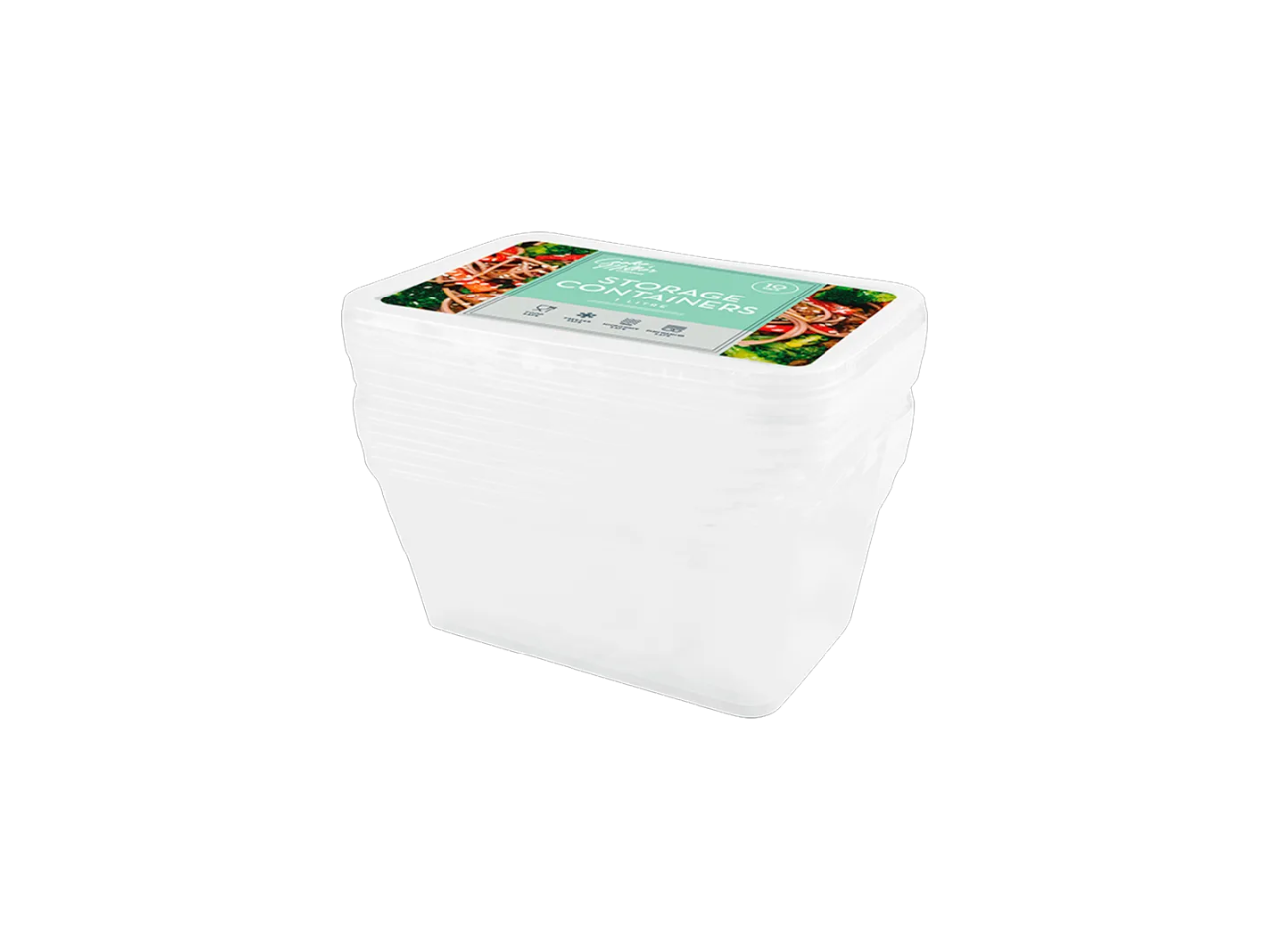 Freezer to Microwave Containers | 10 Pcs