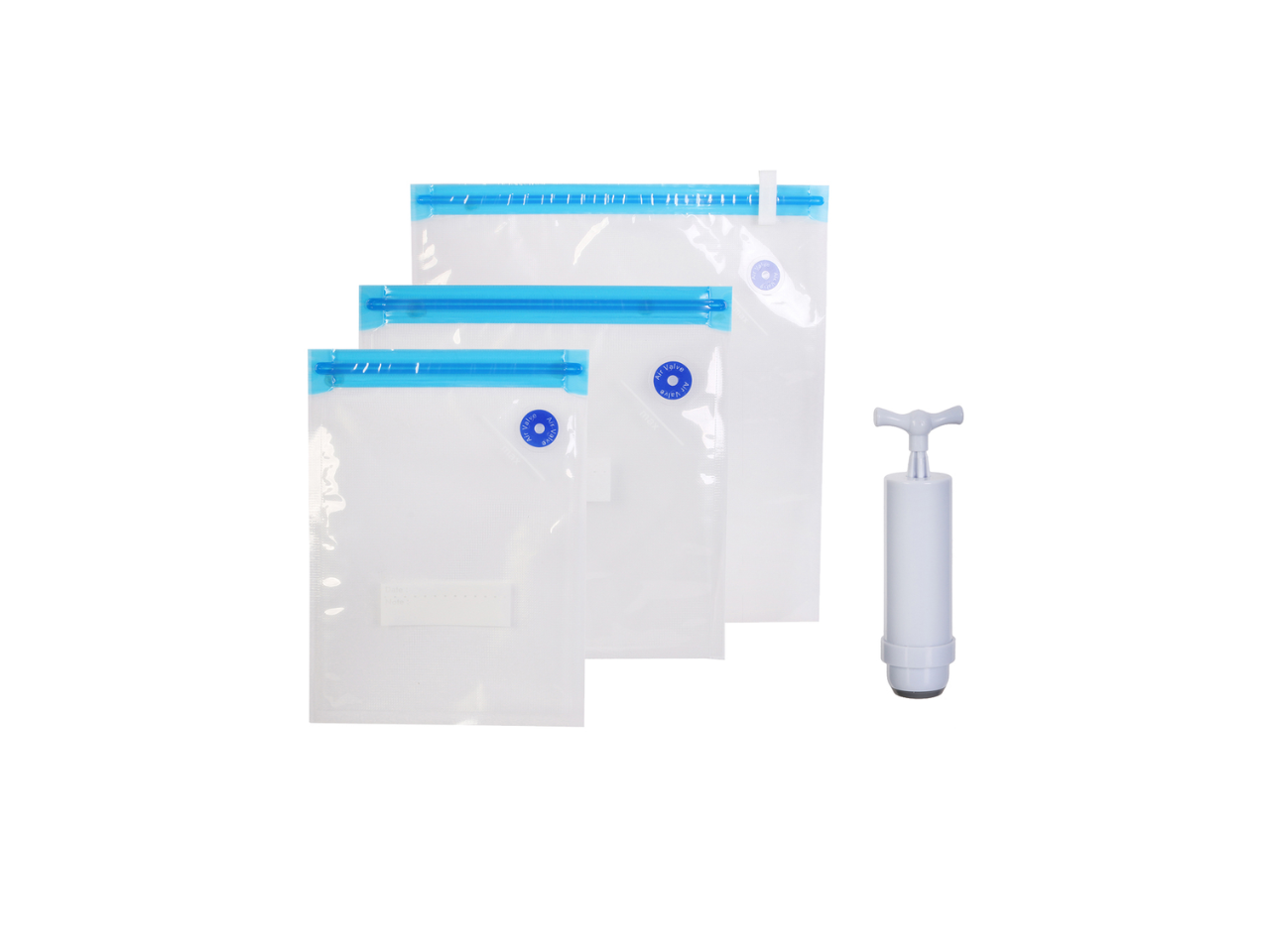 Food Vacuum Storage Bags with Manual Pump