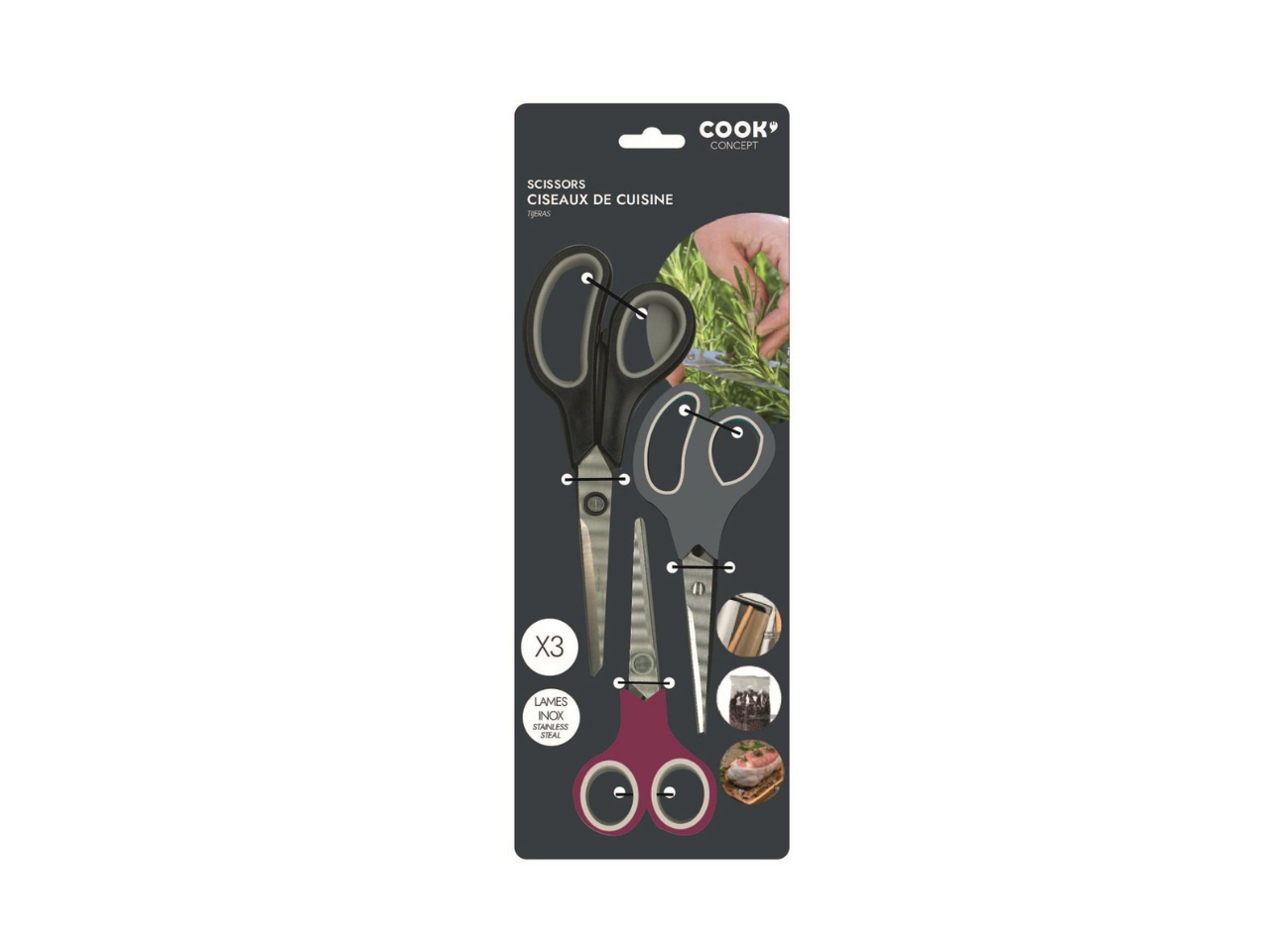 Kitchen Scissos | 3 Pcs
