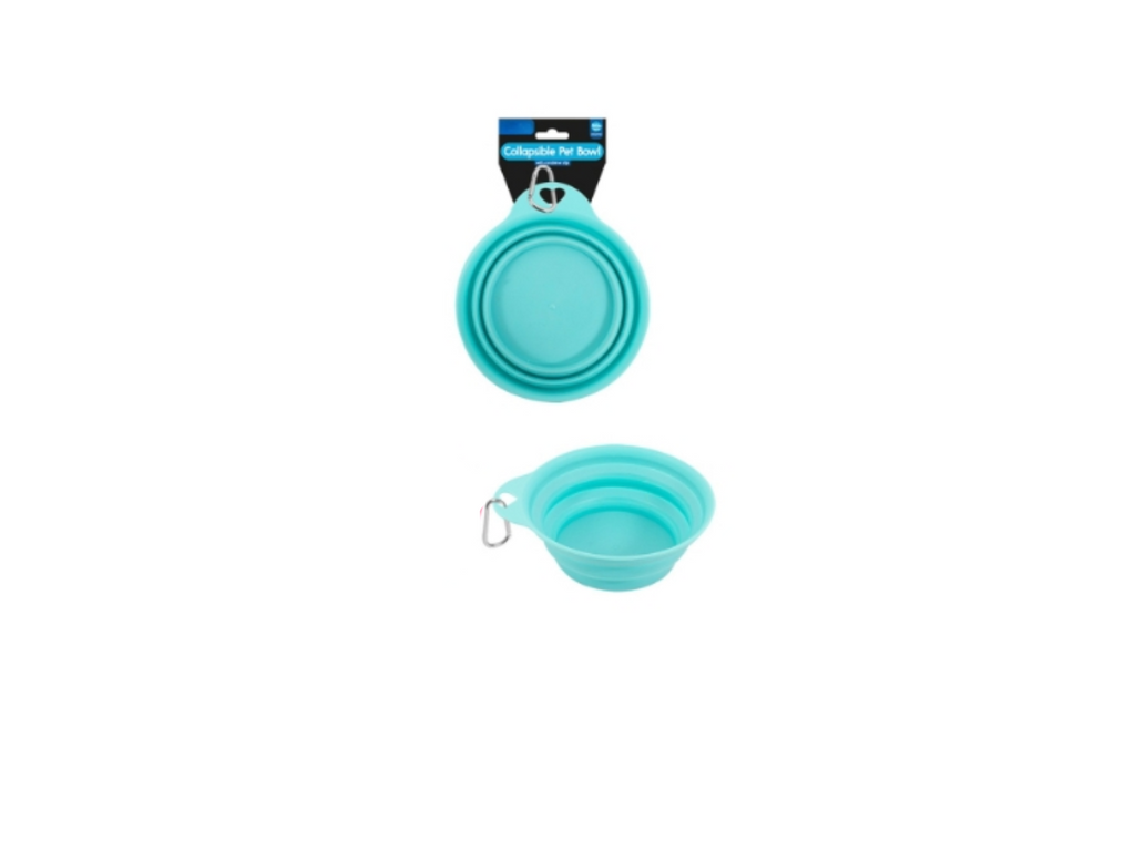 Collapsible Dog Bowl with Clip