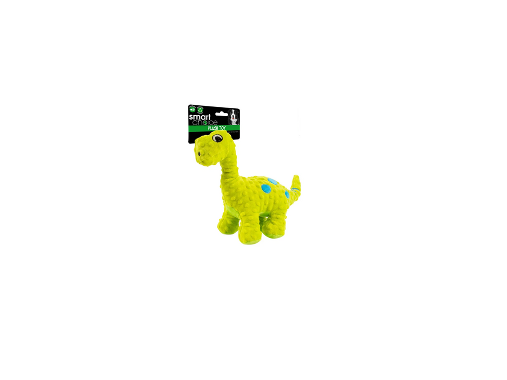 Squeaky Plush Dinosaur Dog Toy