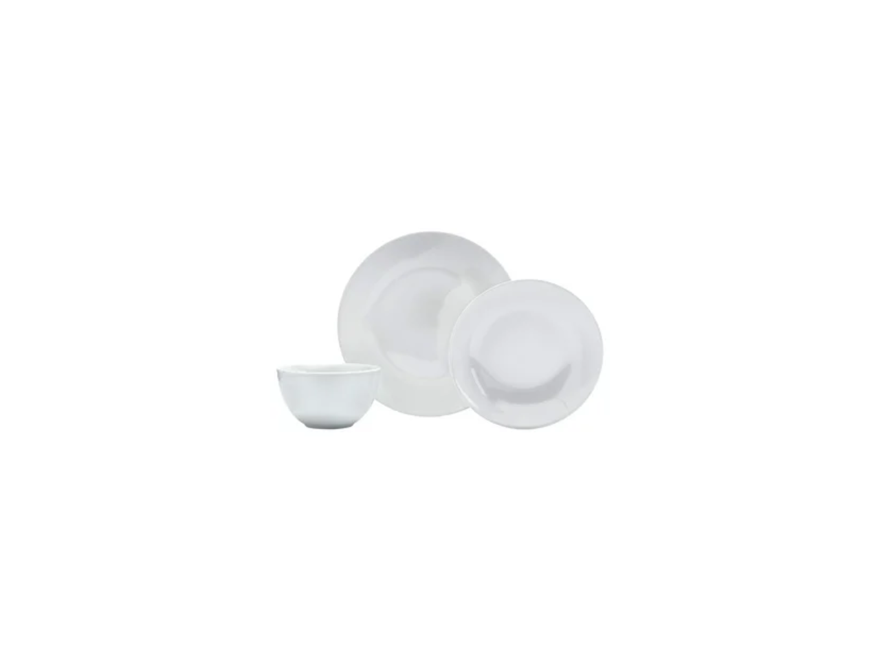 White Dinner Set 12 Pcs | Dinnerware Set Malta | Tal Lira