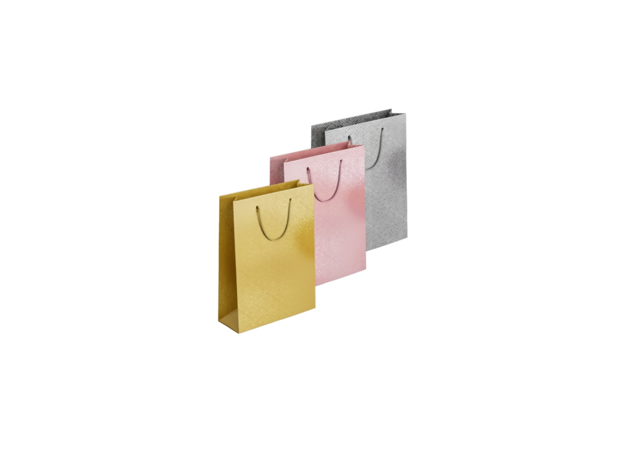 Cross-hatch Embossed Metallic | Rose Gold