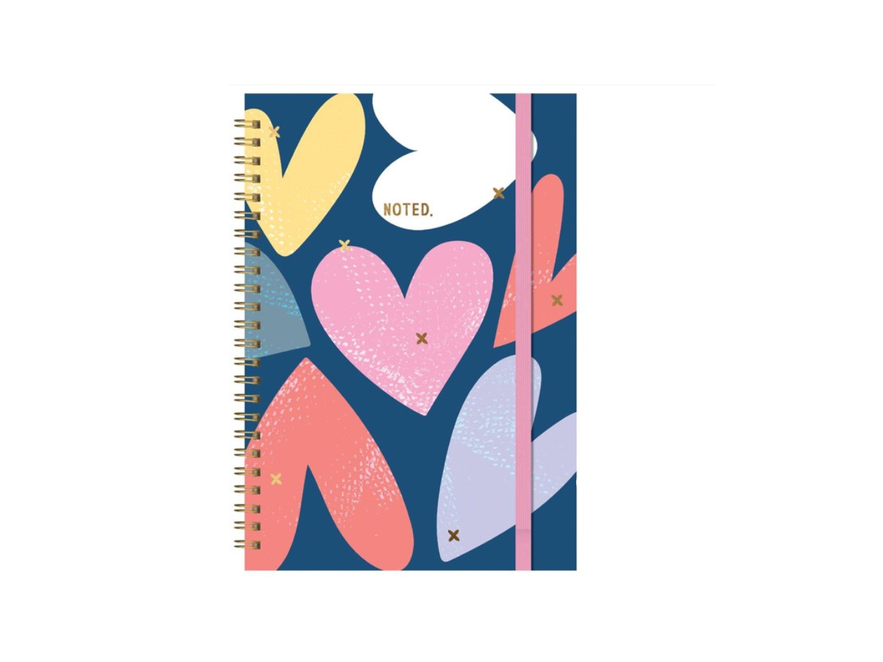 A5 Wiro Notebook Cross My Heart