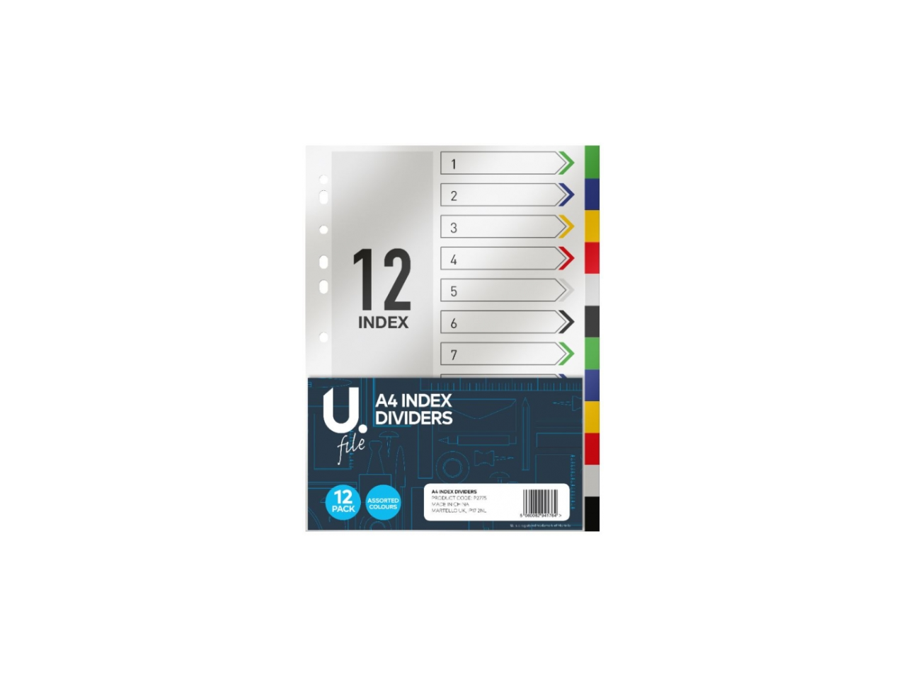 A4 Index Dividers |  12 Pcs
