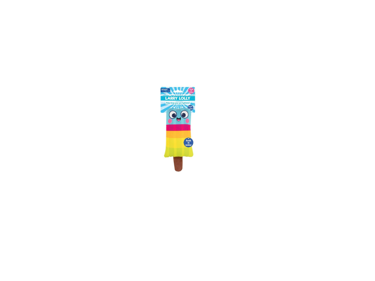 Squeaky Plush Ice Lolly Dog Toy